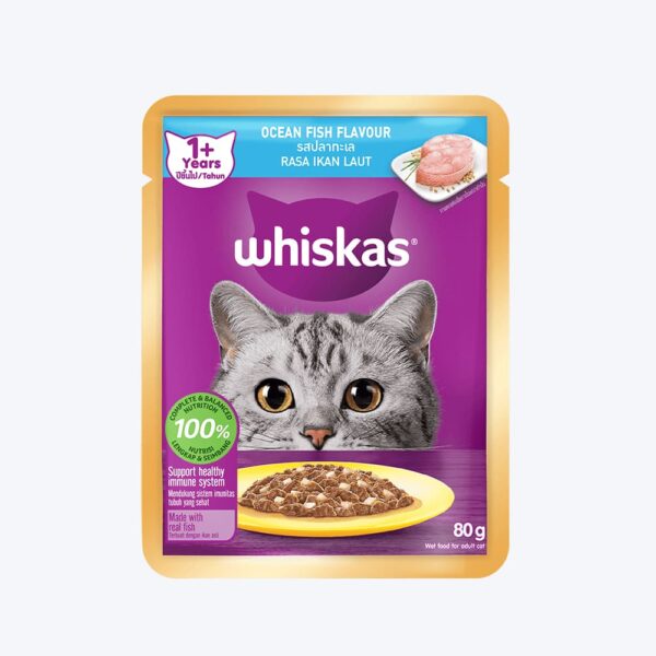 Whiskas Pouch Adult Ocean Fish